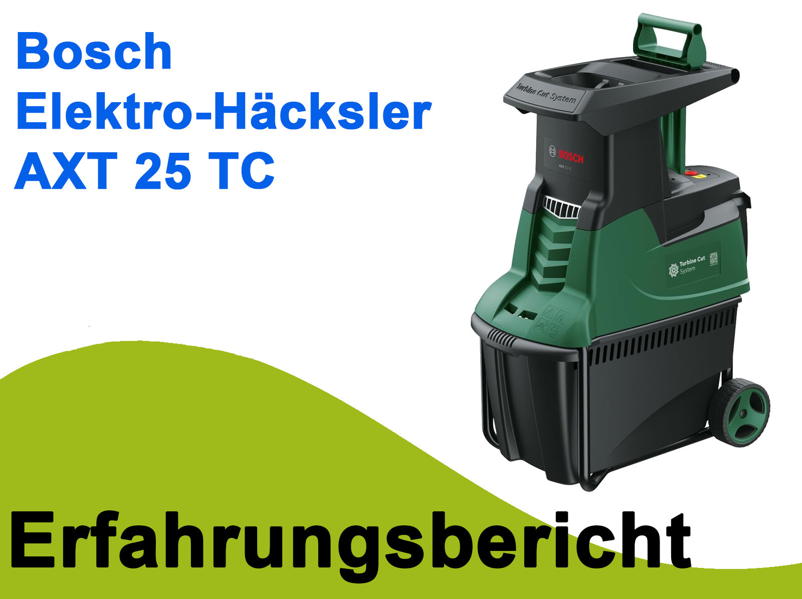 Bosch Elektro-Häcksler AXT 25 TC im professionellen Einsatz