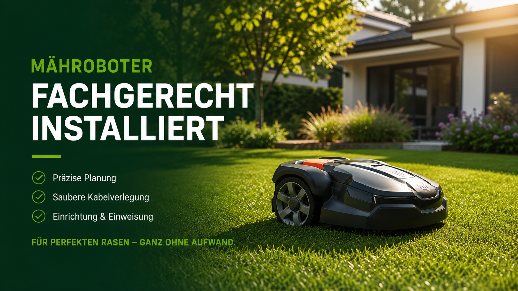 Inbetriebnahme eines Mähroboters