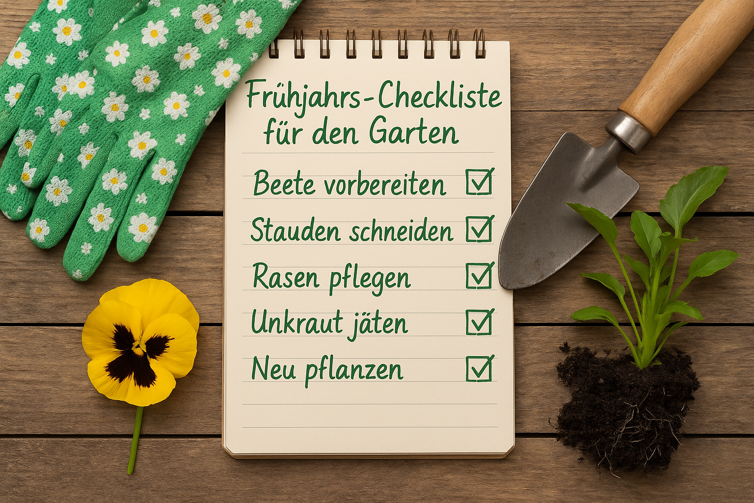 Frühjahrs-Checkliste für den Garten