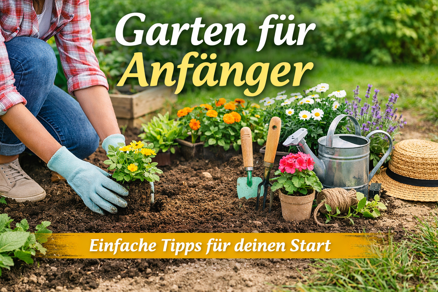 Garten für Anfänger – die besten Tipps für deinen perfekten Start