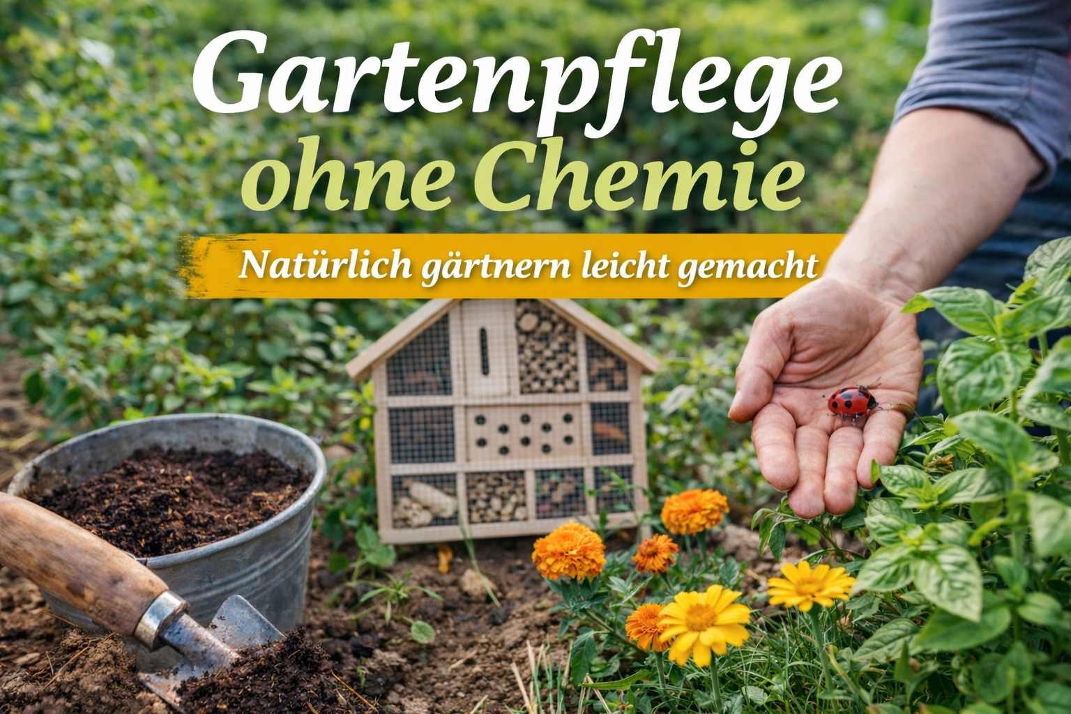 Gartenpflege ohne Chemie: Natürlich gärtnern leicht gemacht
