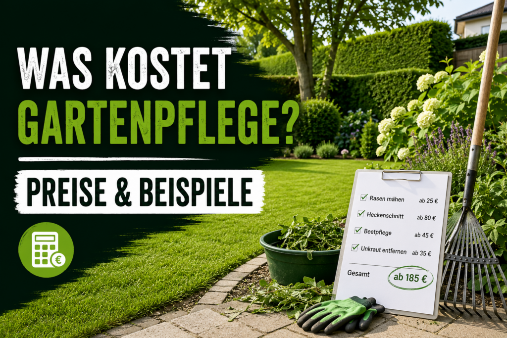 Was kostet Gartenpflege?